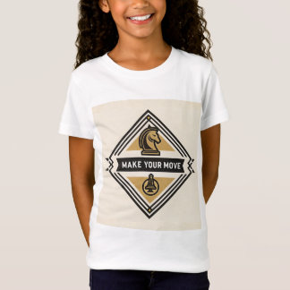Camiseta Faça Seu Movimento – Design de Peça de Xadrez