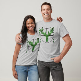 Camiseta Faça seu próprio logotipo Caça a veados, Logotipo