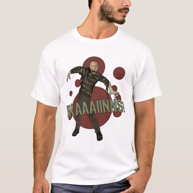 Camiseta Faça seu próprio t-shirt do zombi (Frente)