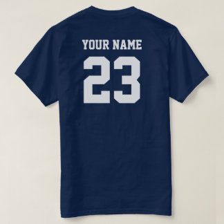 Camiseta Faça seu próprio t-shirt dos números