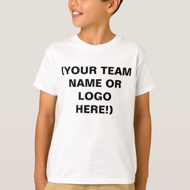 Camiseta Faça seus próprios jérseis de equipe dos esportes (Frente)