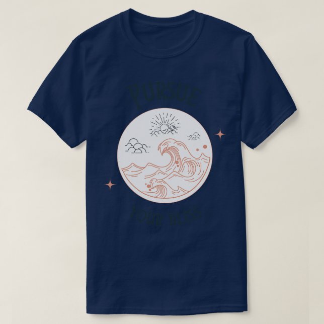 Camiseta Faça sua felicidade (Frente do Design)