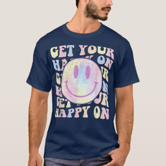 Camiseta Faça sua felicidade em um depósito de sorriso de r