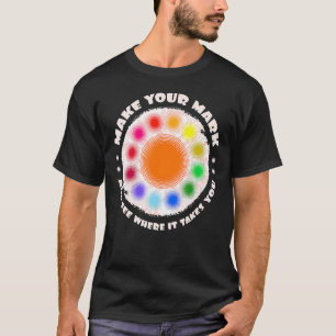 Camiseta Faça Sua Marca E Veja Onde Ela Te Leva Colorida