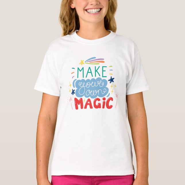 Camiseta Faça sua própria magia (Frente)