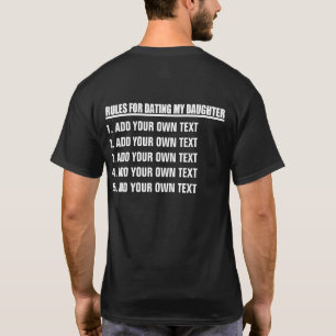 Camiseta Faça Suas Próprias Regras Para O Namorando Minha F