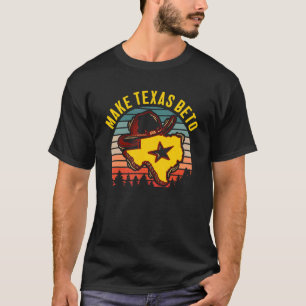 Camiseta Faça Texas Beto O'Rourke Para O Governador 2022 Bl