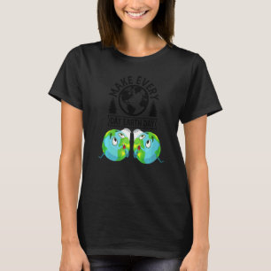 Camiseta Faça todo dia planeta Terra adorar mundo divino