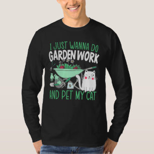 Camiseta Faça Trabalho De Jardim E Coloque Minhas Ferrament