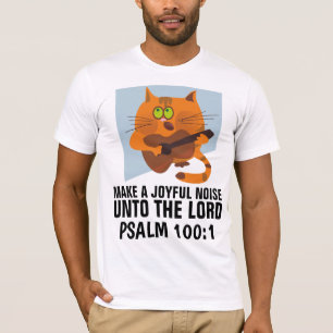 Camiseta FAÇA UM BARULHO JUSTO ÀS T-Shirts Cristãs SENHORES