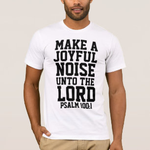 Camiseta FAÇA UM BARULHO JUSTO, T-Shirts CRISTÃOS