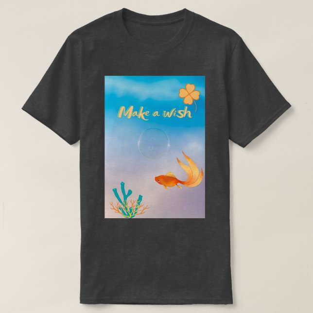 Camiseta Faça um desejo (Frente do Design)