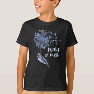 Camiseta Faça um desejo de Dandelion Flower
