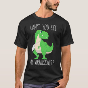 Camiseta Faça Um Dinossauro De Braço Bem Quebrado Com Uma G