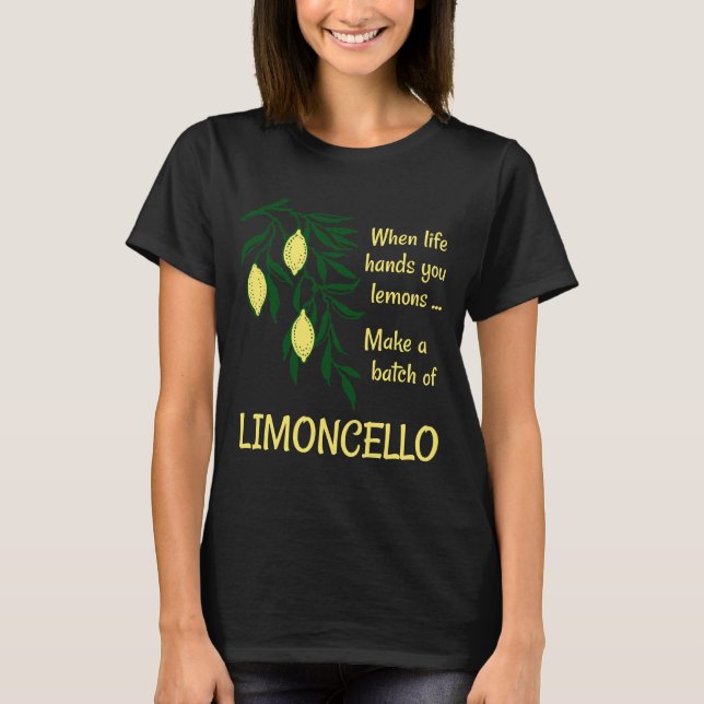 Camiseta Faça um lote de limão limão de limão de limão (Frente)