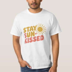 Camiseta Faça um resumo do seu dia com gráficos ensolarados