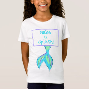 Camiseta Faça um Splash! Mermaid Tail T-Shirt