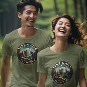 CAMISETA FAÇA UMA CAMINHADA AO ESTILO ITALIANO
