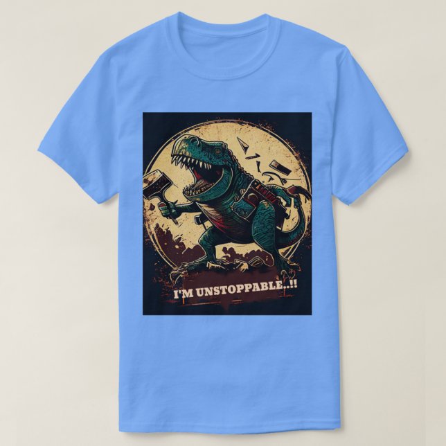 Camiseta Faça uma declaração com o TR hilário imparável (Frente do Design)