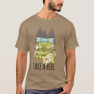 Camiseta Faça uma mochila para a natureza do acampamento de