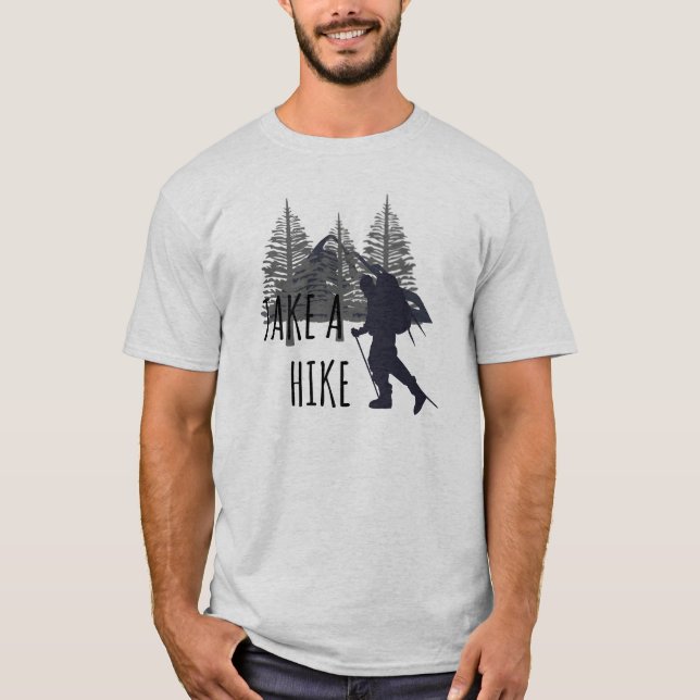 Camiseta Faça uma mochila para a natureza do acampamento de (Frente)