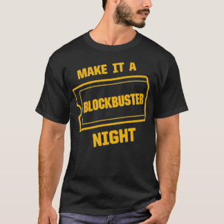 Camiseta Faça uma Noite Blockbuster