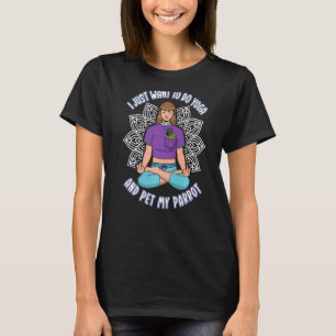 Camiseta Faça Yoga e Pet Parrots no Senegal, Parrot Premiu