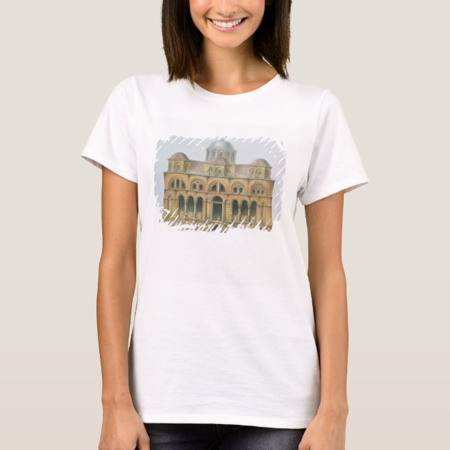 Camiseta Facade de Mefa Dzamissi, a Igreja das Ruas. (Frente)