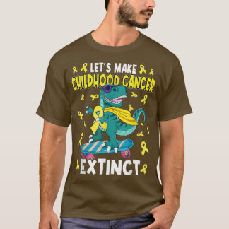 Camiseta Façamos com que o Cancer da infância seja extinto 