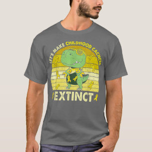 Camiseta Façamos com que o Cancer da infância seja extinto