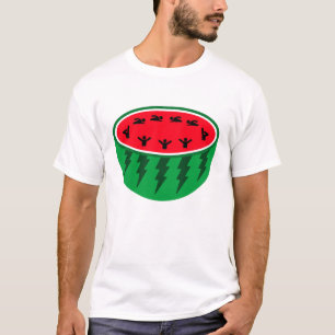 Camiseta façanha de Piscina de melancia. natação artística