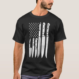 Camiseta Facas de Chef Utensílio de Cozinha Cozinhar Cozinh