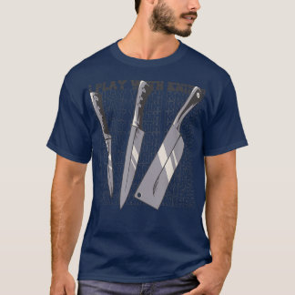 Camiseta Facas de cozinhar de chefs