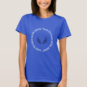 Camiseta Face a Face com Jesus Impressão