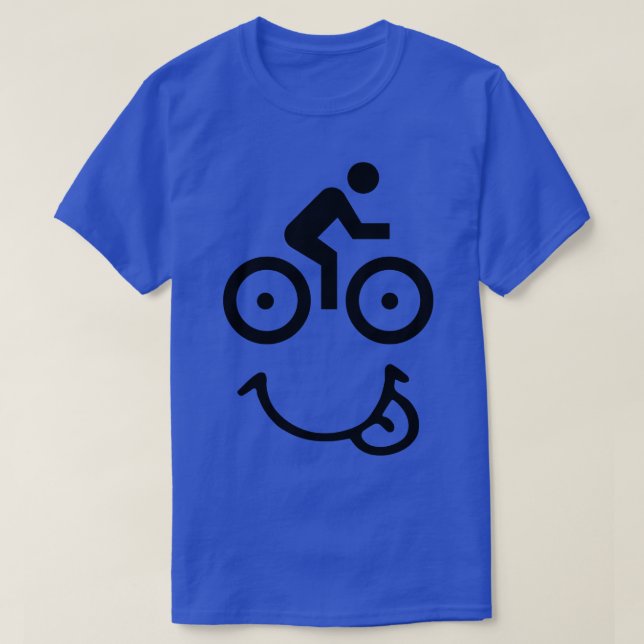Camiseta Face de bicicleta (Frente do Design)