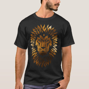 Camiseta Face de Leão Dourado