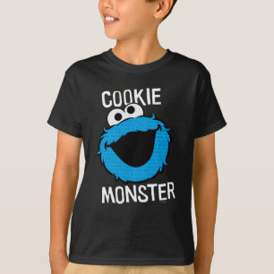 Camiseta Face de Padrão Monstro do Cookie