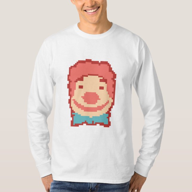 Camiseta Face de palhaço em forma de palhaço, em forma de p (Frente)