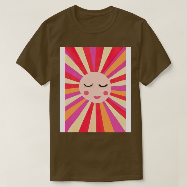 Camiseta Face do Sol Minimalista (Frente do Design)