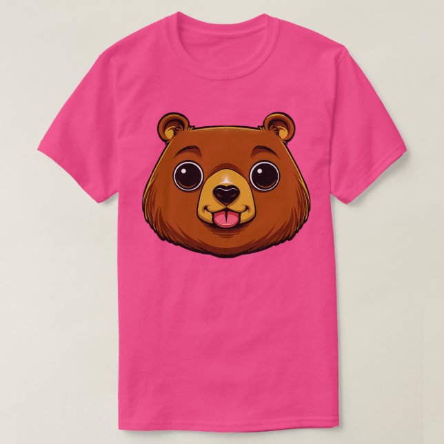 Camiseta Face do Urso (Frente do Design)