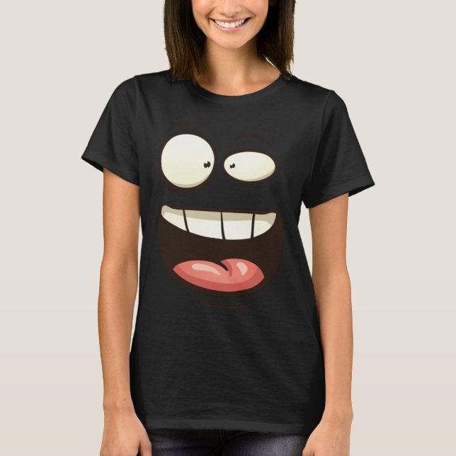 Camiseta Face Ghost Monster Costume Halloween (Frente)