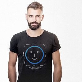 Camiseta Face ID Engraçado