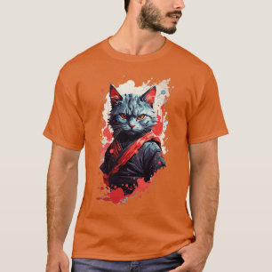 Camiseta Face Mau Ninja Cat