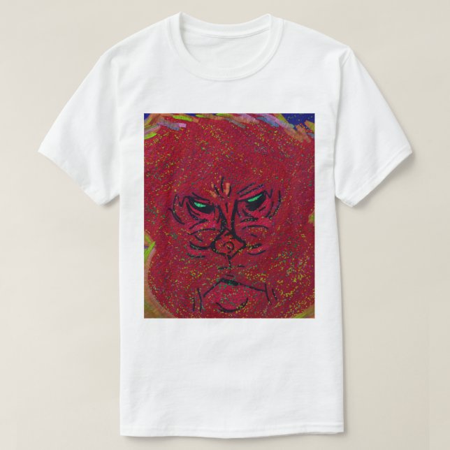 Camiseta Face of a Flame T-Shirt (Frente do Design)