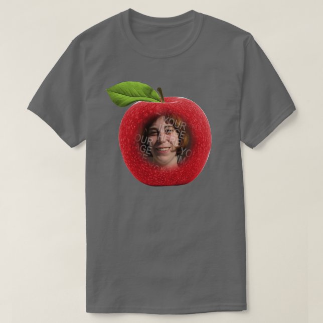 Camiseta Face Personalizada da Apple Fotográfica (Frente do Design)