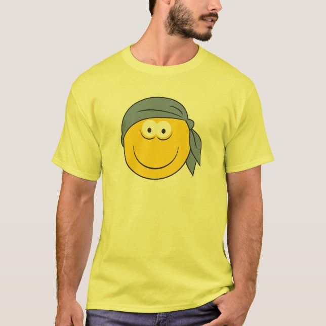 Camiseta Face Pirata Bandana (Frente)