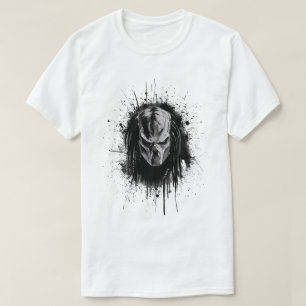 Camiseta Face Preta e Branca do Predador