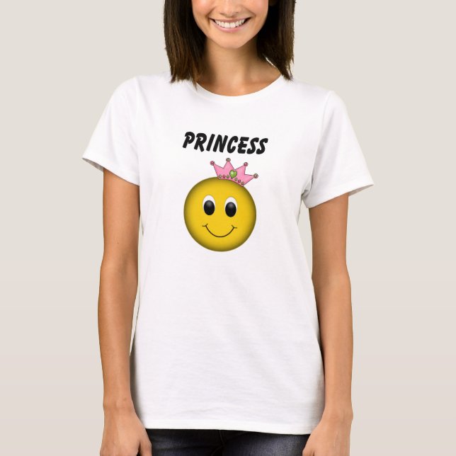 Camiseta Face Princesa com Coroa (Frente)
