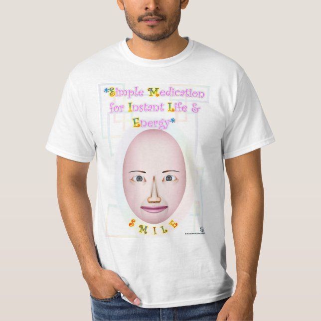 Camiseta Face Srs - definição de sorriso feliz (Frente)