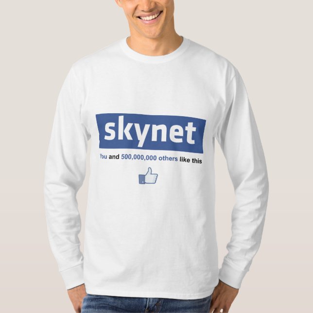 Camiseta Facebook - Skynet (Frente)